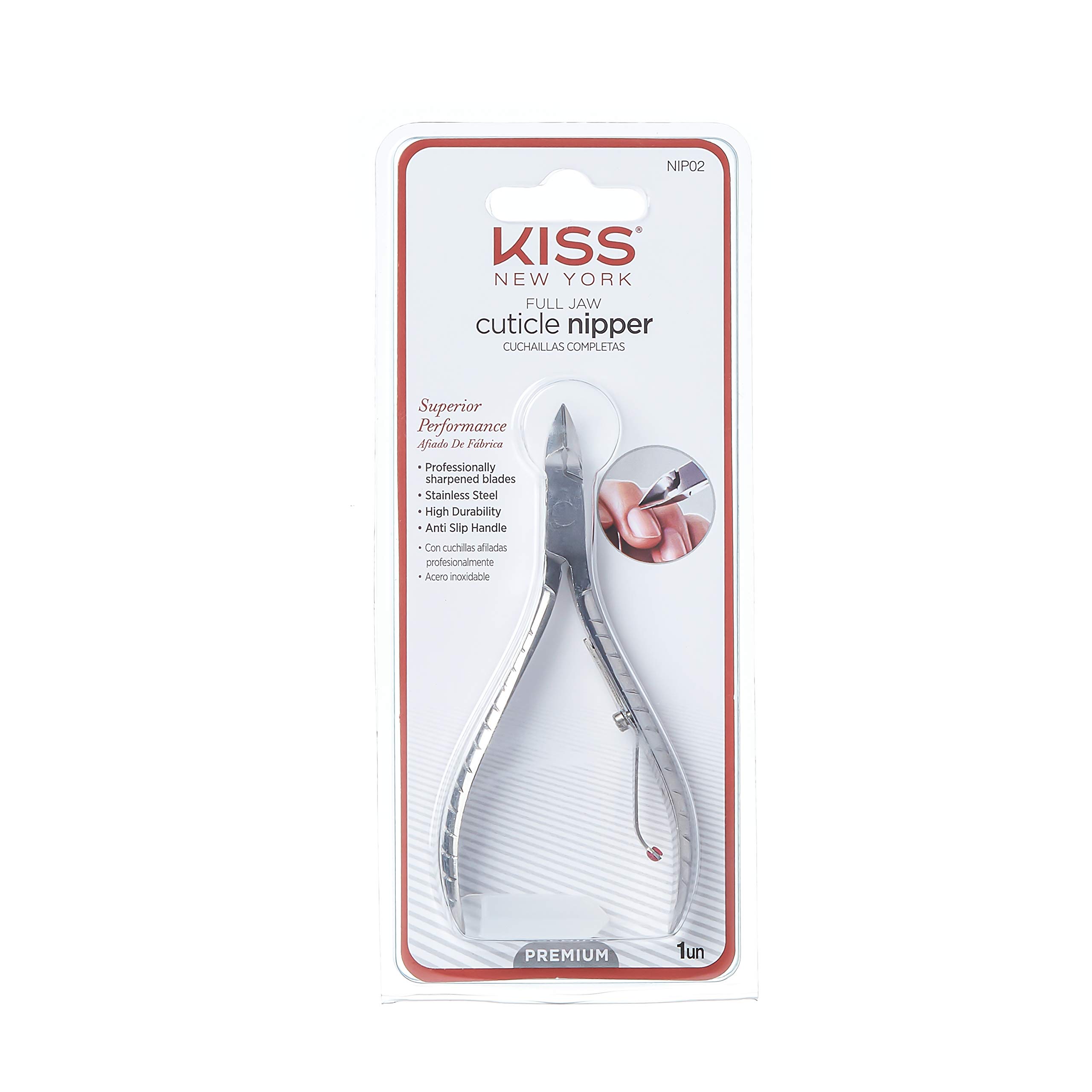 Amazon.com: Kiss New York Cuticle Nipper (Full Jaw) : Beauty